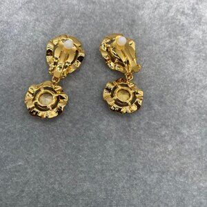 Alexis Bittar Large Gemstone Clip-On Earrings